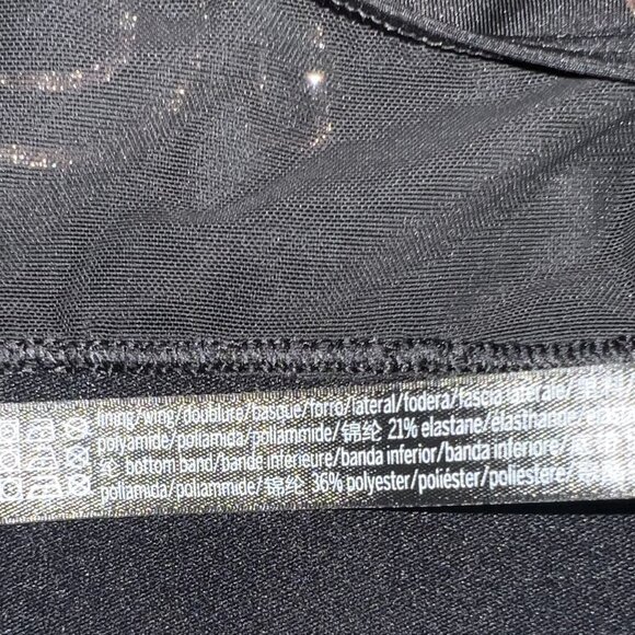 Victoria’s Secret The Player Racerback Black Sport Bra - Picture 3 of 5